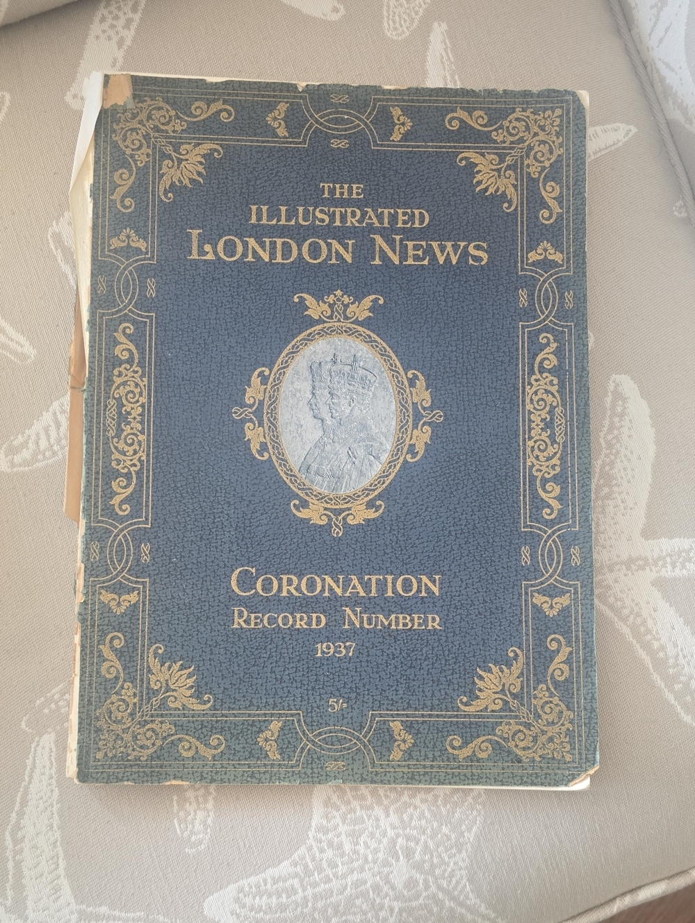 The Illustrated London News Coronation Record Number 1937 - Blue & Gold Cover